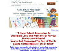 Tablet Screenshot of home-school-association.com